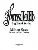 Milton Says Jazz Ensemble sheet music cover